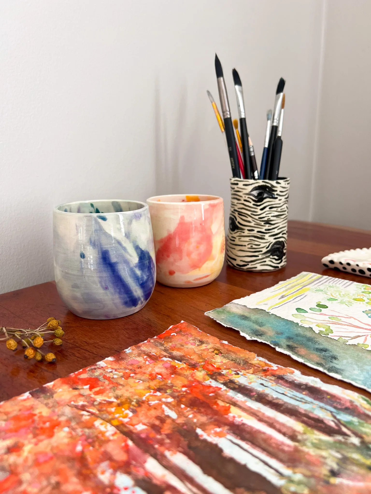 Warm   Cool Artist Cups