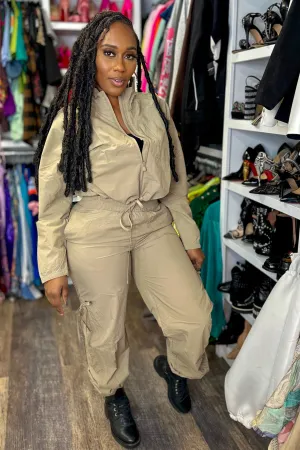 WARM GREY TRACKSUIT