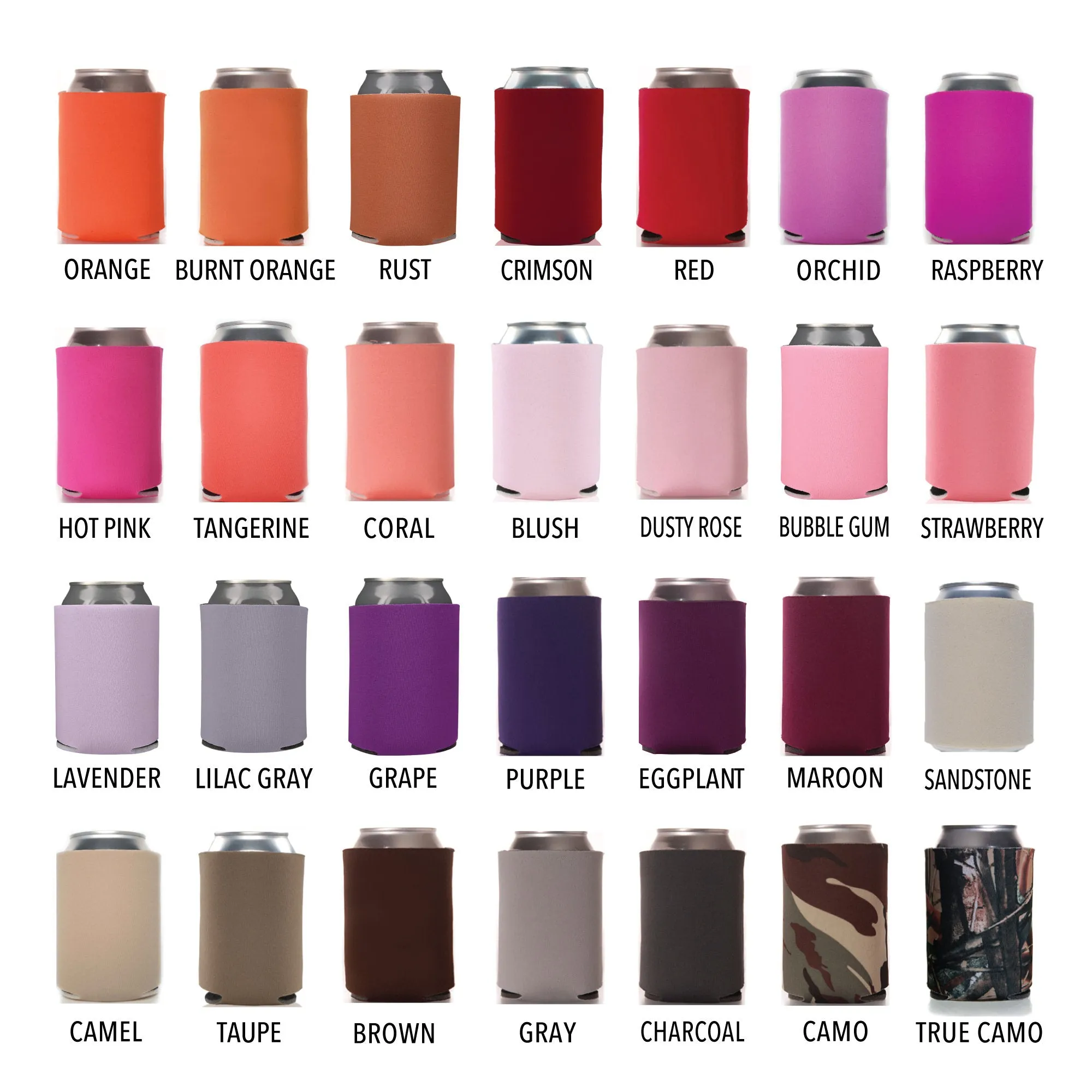 Wedding Can Cooler #252R - Custom Pet Illustration