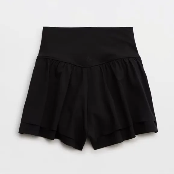 XXS,XS: Aerie Ruched Flowy Stretch Shorts